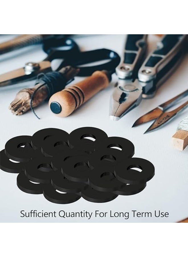 Biella Rubber Hose Washer 3/4Inch Tap Sealing Rings Hose Rubber Shower Hose Washers Tap Connector Washers For Connecting, Black (Pack Of 12) - Image 5
