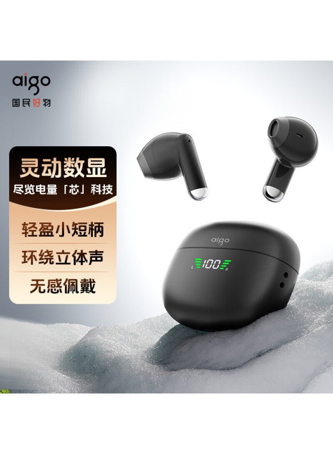 aigo Tws True Wireless Bluetooth Earbuds Semi-in-ear, Music Sports Gaming With Ultra-long Battery Life And Power Display - Image 3