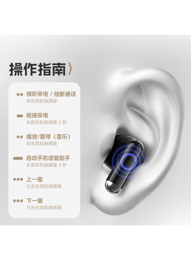aigo Tws True Wireless Bluetooth Earbuds Semi-in-ear, Music Sports Gaming With Ultra-long Battery Life And Power Display - Image 4