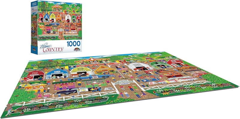 Rose Art LPF Farm County Fair, Home Country Collection 1000 Piece Jigsaw Puzzle by Artist: Mark Frost - Image 3