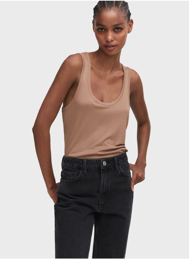 MANGO - High Waist Mom Jeans - Image 1