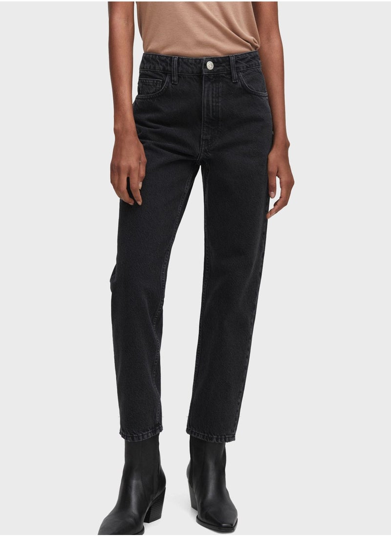 MANGO - High Waist Mom Jeans - Image 1