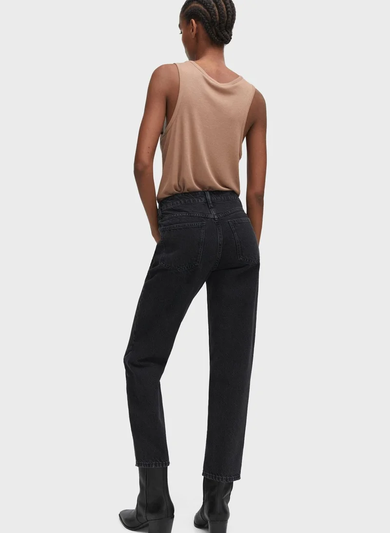 MANGO High Waist Mom Jeans