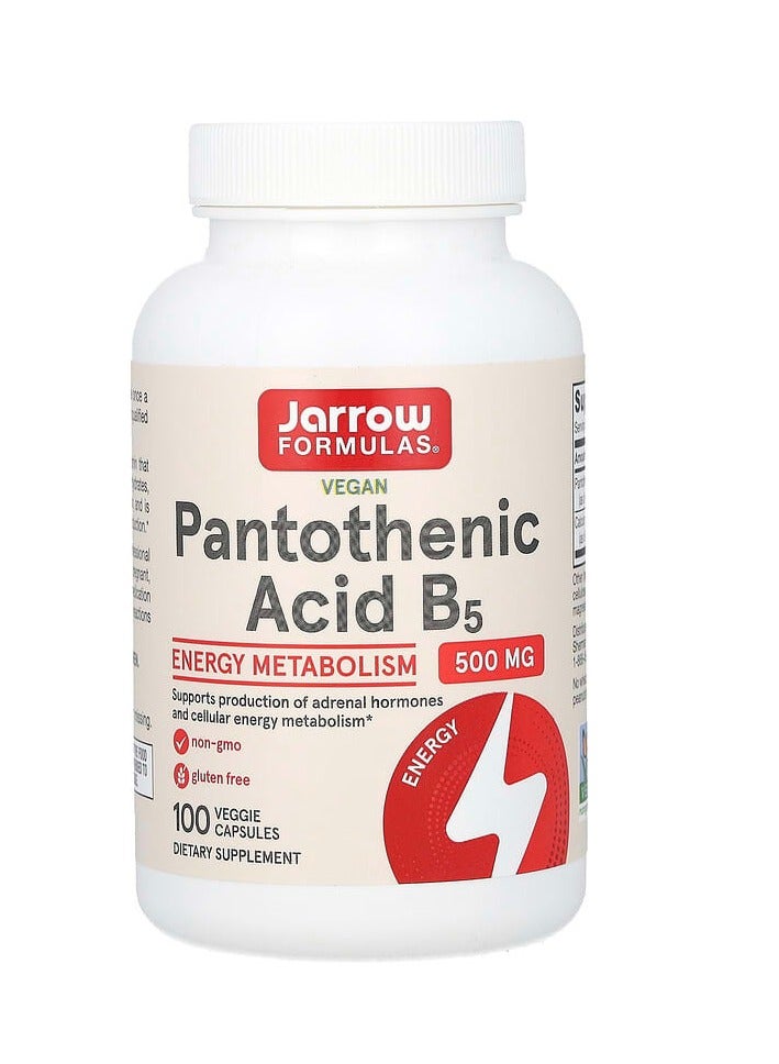 جارو فورملاز حمض البانتوثينيك ب5، 100 كبسولة نباتية