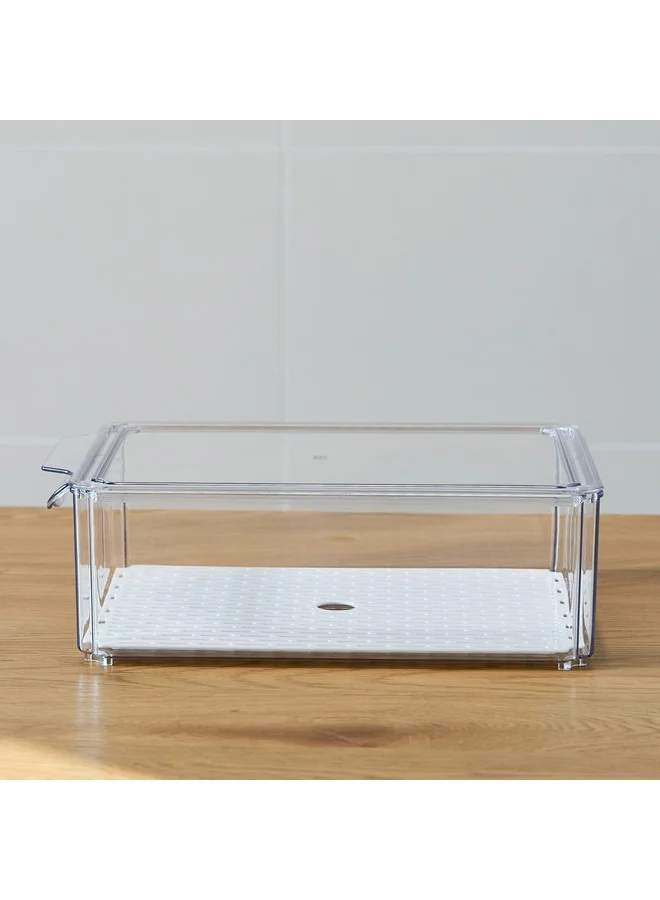 Home Box Sistematico Stackable Fridge Organiser with Drainage Tray 4100 ml