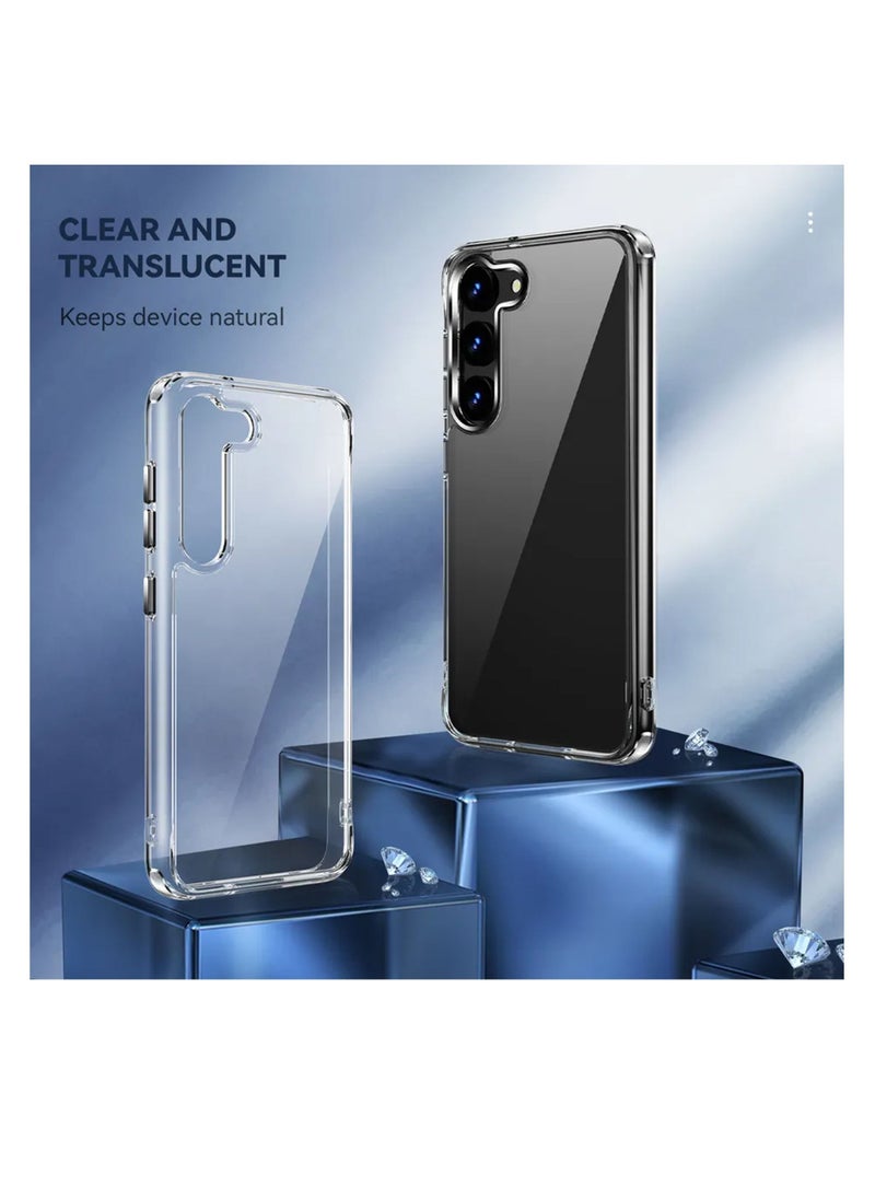 Protect Samsung Galaxy S23 Case Anti-Yellow Protection & Super Clear Hard Back with Soft Bumper Case for Galaxy S23or Galaxy S23  - Image 3