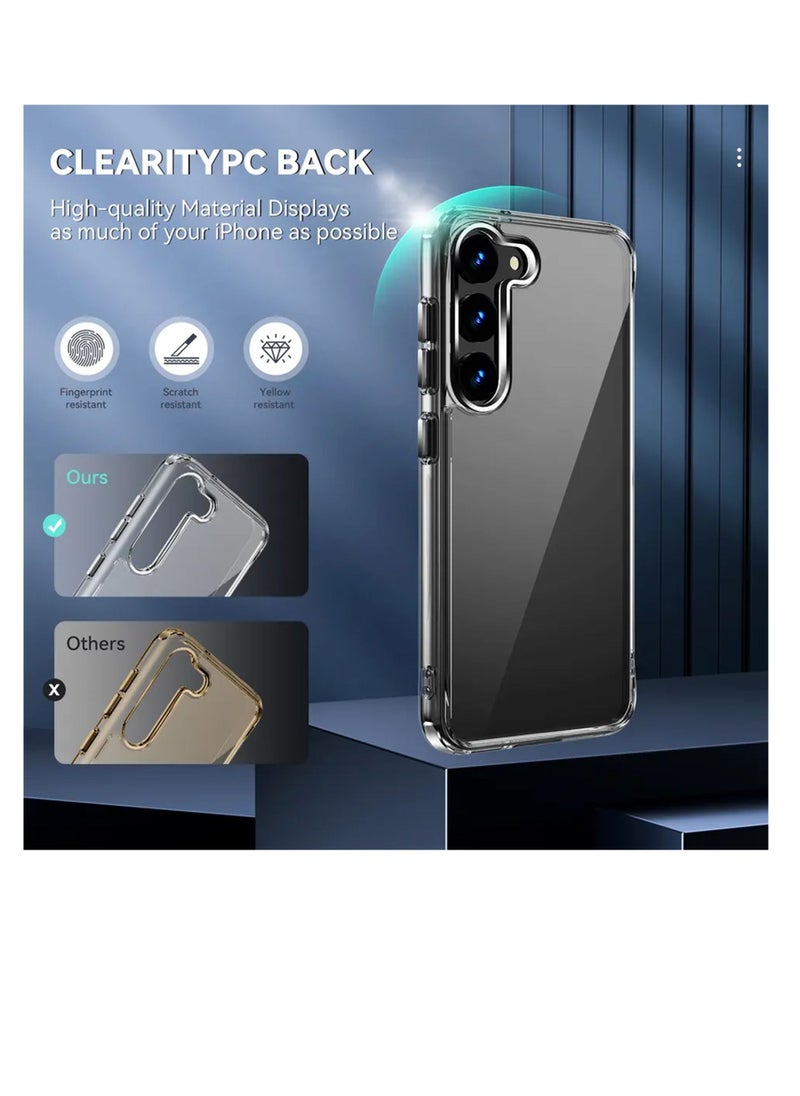 Protect Samsung Galaxy S23 Case Anti-Yellow Protection & Super Clear Hard Back with Soft Bumper Case for Galaxy S23or Galaxy S23  - Image 4