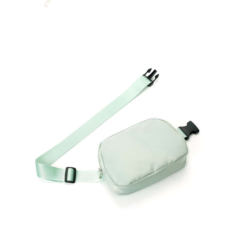 Qi Ta Cross-Border Lulu-Style Waist Bag, Nylon Waterproof Chest Pack, Shoulder Bag for Outdoor Sports and Running - Image 1