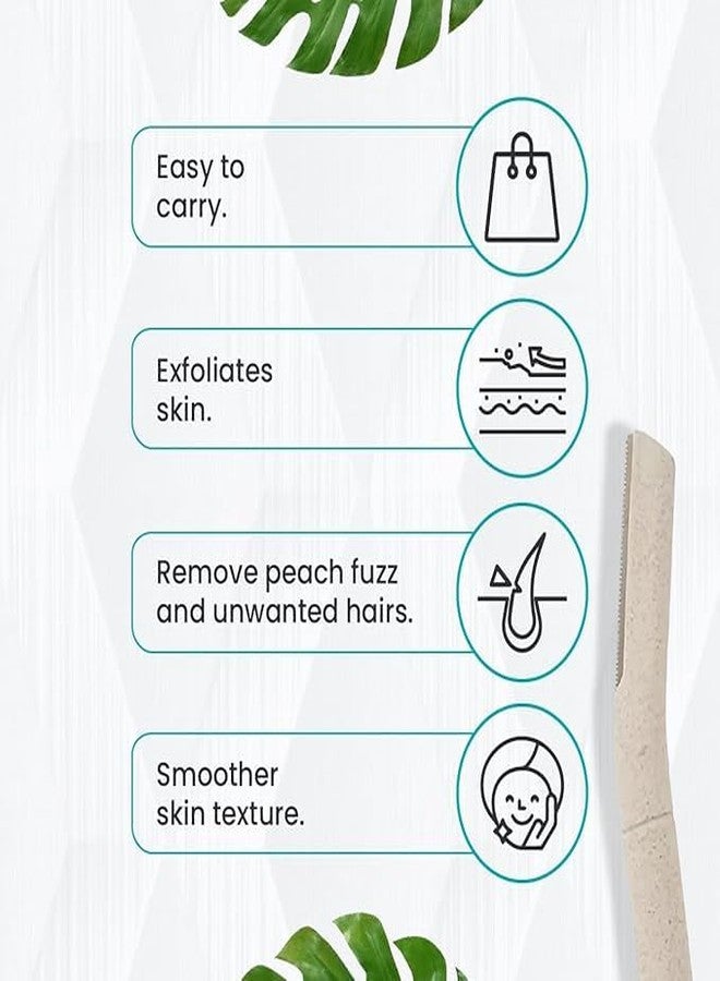 FemiSafe Combo Pack of 2 Unisex Face Razors & Valoisa Aloe Vera Gel | Painless Hair Removal | With Soothing Gel for Post-Shave Moisturization - Image 2