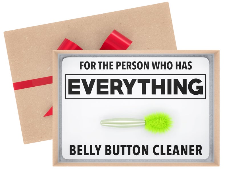 Funny Gifts Belly Button Lint Brush Gag Gifts for Adults Men Women Boyfriend Husband Perfect for Christmas White Elephant Secret Santa Prank Gift for Person who has Everything GreenKraft