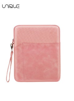 Unique Multifunctional storage bag,9-11 Inch Tablet Sleeve Bag Carrying Case for iPad Pro 11 2021-2018, Air 5/4 10.9, 10.2, Galaxy Tab A8 10.5, Tab S8 11", Surface Go 2, 1, Protective with Pocket,Pink  - Image 1