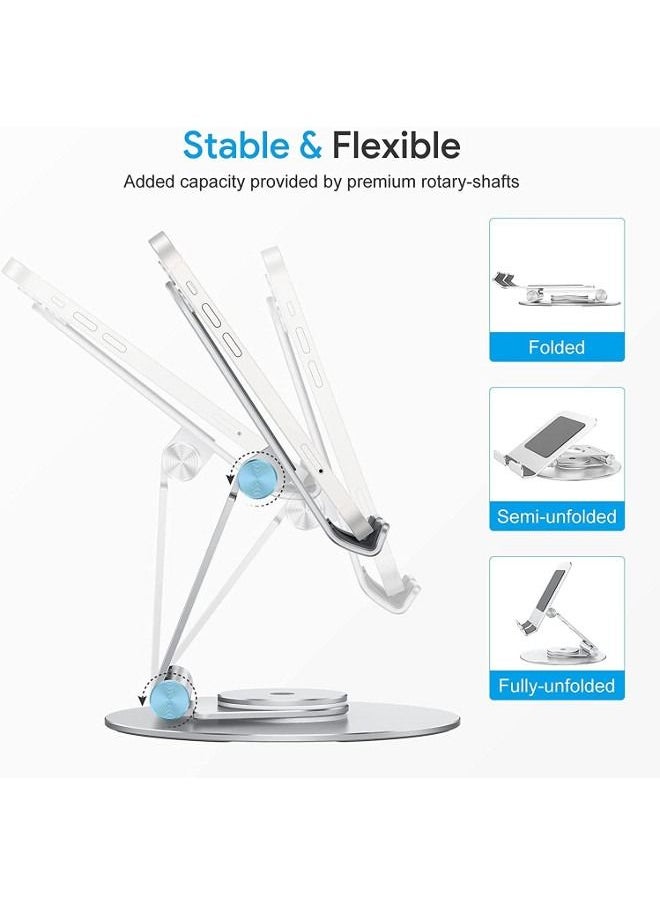 Cordova iPad Stand Swivel for iPhone Tablet Holder Stable Sturdy Adjustable 360° Swivel Angle Rotating Tablet Stand for Writing and Drawing  - Image 2