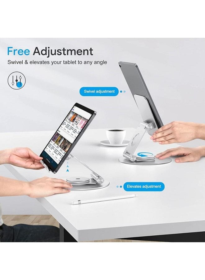 Cordova iPad Stand Swivel for iPhone Tablet Holder Stable Sturdy Adjustable 360° Swivel Angle Rotating Tablet Stand for Writing and Drawing  - Image 4