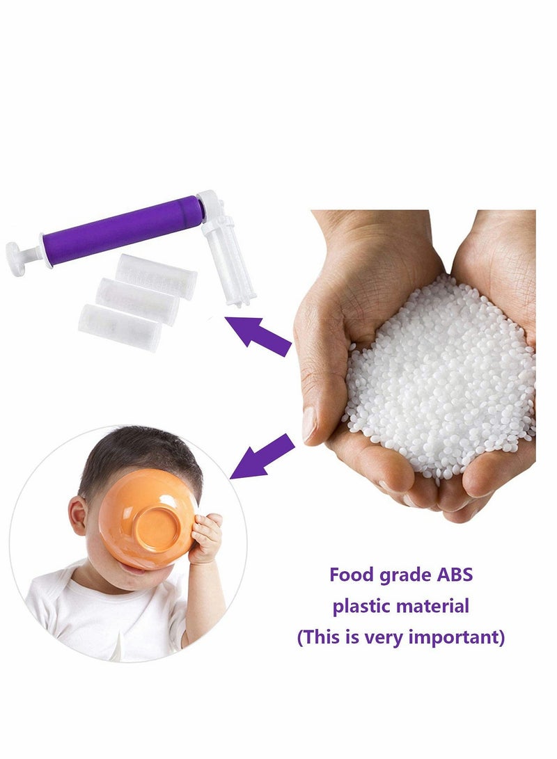Manual Airbrush for Decorating Cakes,DIY Baking Tools with 4pcs Cake Spray Tube for Kitchen Decorating Cakes Cupcakes Cookies and Desserts - Image 3