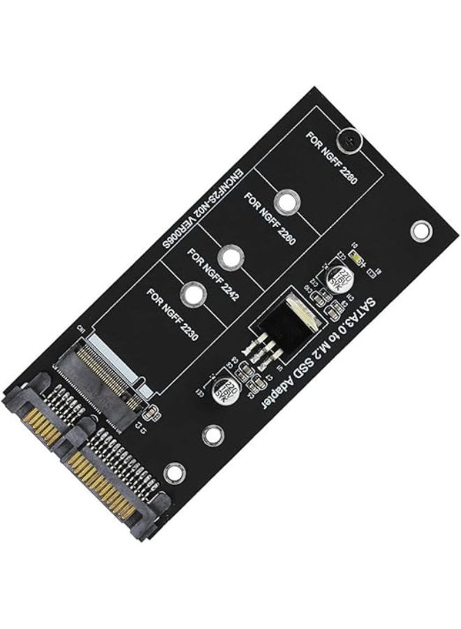 M.2 to SATA Adapter Converter Card – NGFF SATA3 2.5 Inch Key B for 2230–2280 M.2 SSD – Easy & Reliable Connection - Image 3