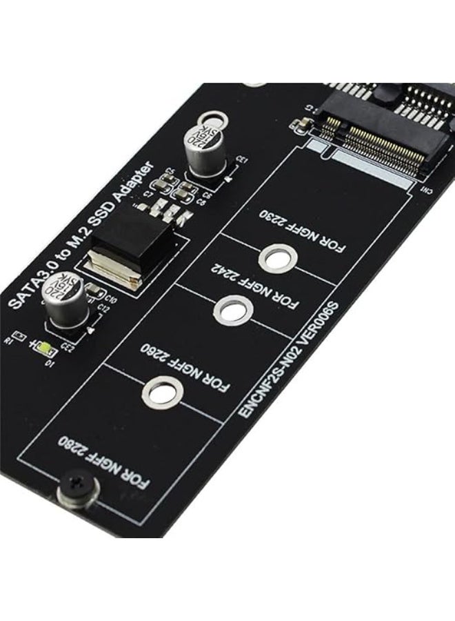 M.2 to SATA Adapter Converter Card – NGFF SATA3 2.5 Inch Key B for 2230–2280 M.2 SSD – Easy & Reliable Connection - Image 2