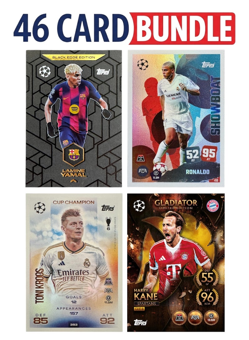 Topps Match Attax 25/26 - Bundle 46 Cards including Yamal & Ronaldo - Image 1