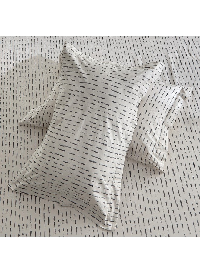 Home Box Luxot 2-Piece Monoleaf Printed Cotton Pillow Sham Set 50 x 75 cm  - Image 4