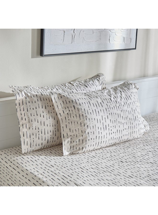 Home Box Luxot 2-Piece Monoleaf Printed Cotton Pillow Sham Set 50 x 75 cm  - Image 1