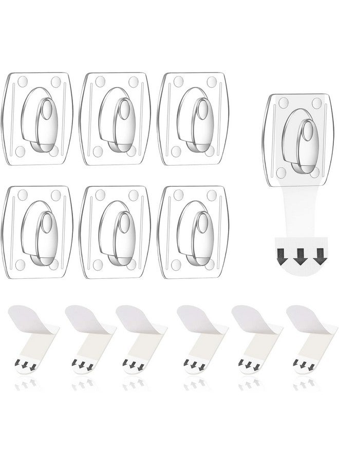 CLAPONE CLAPONE Adhesive Strips, Clear Mini Light Clips, Strips Hooks, Small Self-Adhesive Hooks, Indoor Christmas/Festival Decoration,Hooks (Clear, 20 Mini Light Clips)  - Image 1