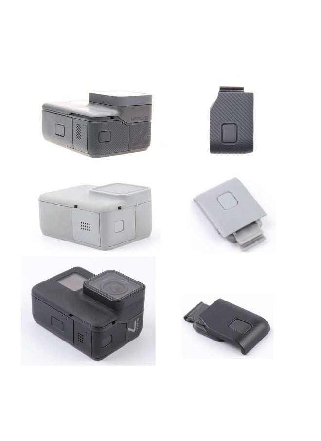 Suitable For Original GOPRO HERO5 Hero6 7black Main Body Side Cover Dust Cover Data Protection Cover-Color:7 White Version - Image 2