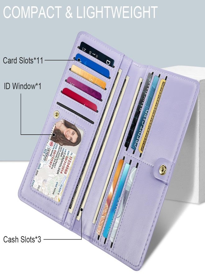 Simikol Minimalist Bifold Wallet RFID Blocking Slim Cute Credit Card Holder Compact Leather Wallet Ladies Purse for Handbag, Gradient Marble - Image 2