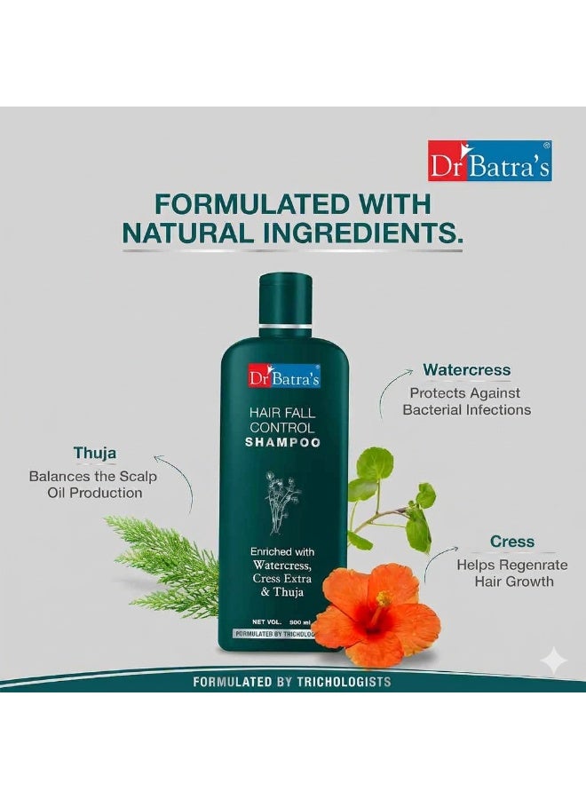 Dr Batra's Hair Vitalizing Serum 125 ml, Hair Fall Control Shampoo - 500 ml, Hair Oil - 200 ml and Conditioner 200 ml - Image 4