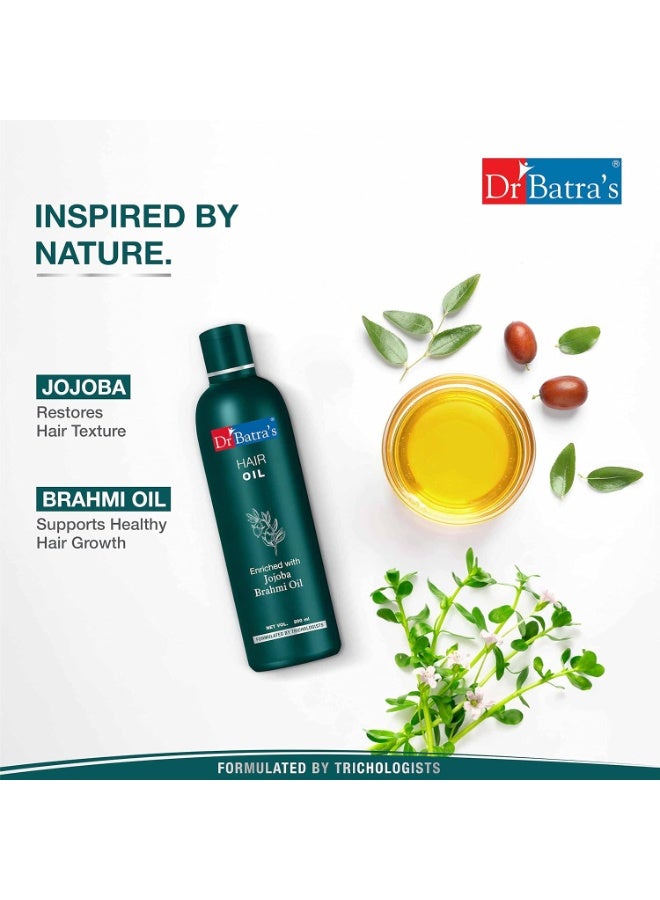 Dr Batra's Hair Vitalizing Serum 125 ml, Hair Fall Control Shampoo - 500 ml, Hair Oil - 200 ml and Conditioner 200 ml - Image 2