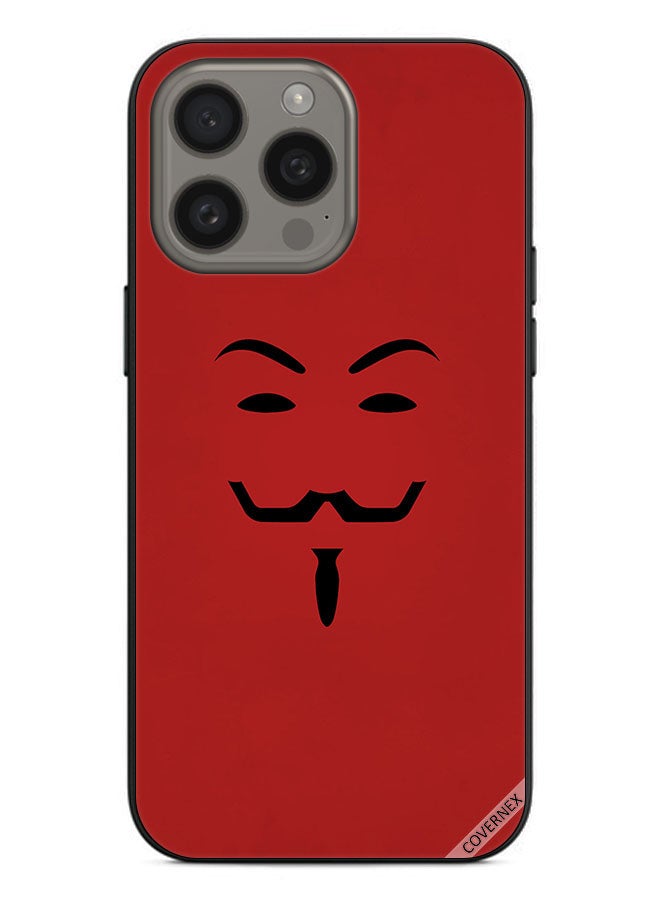 Covernex Protective Case Cover For Apple iPhone 15 Pro Max Vendetta Vector Art - Image 1