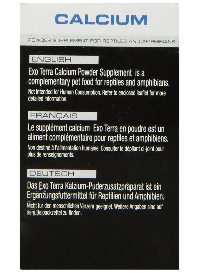 Exo Terra Exo Terra Calcium Powder: Ultra Fine, High Calcium Formula Supports Bone Health, Growth, and Metabolism. Perfect for Insects, Fruits & Veggies 1.4 oz.  - Image 2