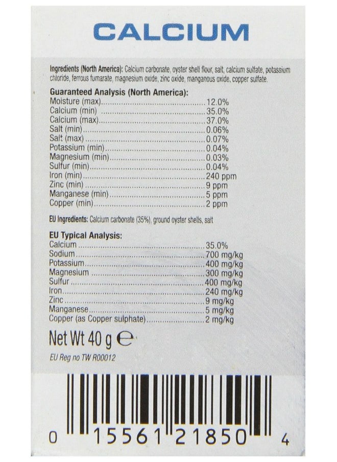 Exo Terra Exo Terra Calcium Powder: Ultra Fine, High Calcium Formula Supports Bone Health, Growth, and Metabolism. Perfect for Insects, Fruits & Veggies 1.4 oz.  - Image 3