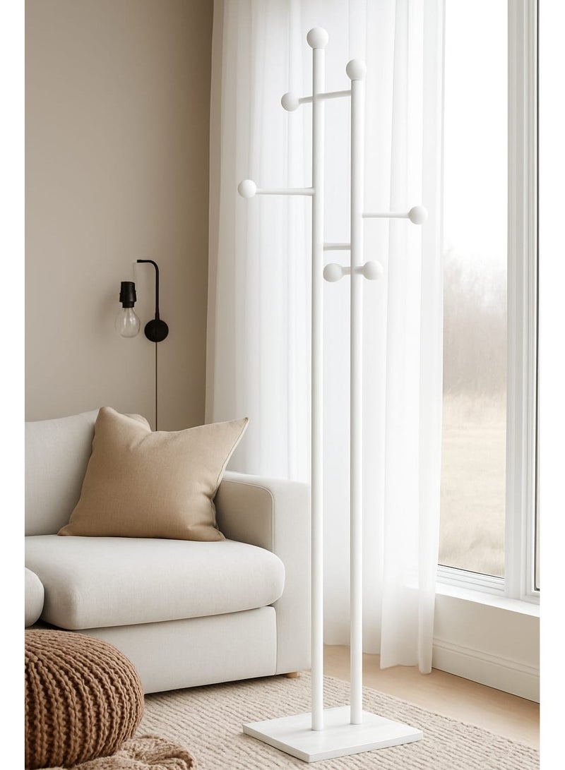 MARS Q Hanger holder for hanging clothes and coats white - Image 1