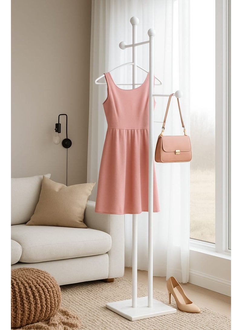 MARS Q Hanger holder for hanging clothes and coats white - Image 2