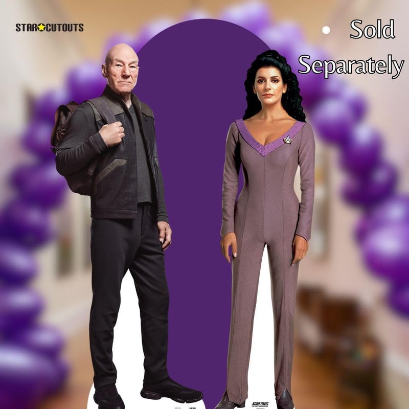 تستار كت أوتس ستار كت أوتس SC4832 كرتون مقوى لبيكارد ارتفاع 178 سم - مثالي لموضوع ستار تريك، الحفلات، أعياد الميلاد، هواة الجمع والمعجبين، ديكورات الغرف والفع��ليات - Image 4
