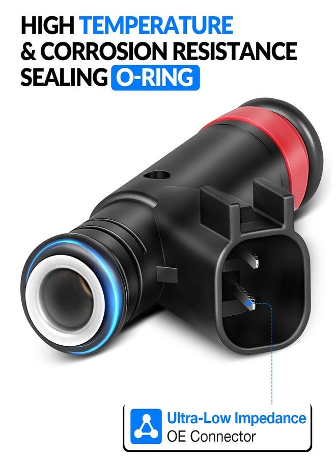 YZHIDIANF Upgraded Fuel Injectors Fits For:-Ford Explorer Explorer Sport Trac For:-Mustang For:-Mercury Mountaineer V8 4.6L 2005 2006 2007 2008 2009 2010, OE# FJ461 800-1468N (set of 8) - Image 4