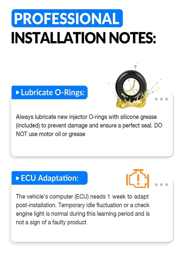 YZHIDIANF Upgraded Fuel Injectors Fits For:-Ford Explorer Explorer Sport Trac For:-Mustang For:-Mercury Mountaineer V8 4.6L 2005 2006 2007 2008 2009 2010, OE# FJ461 800-1468N (set of 8) - Image 3