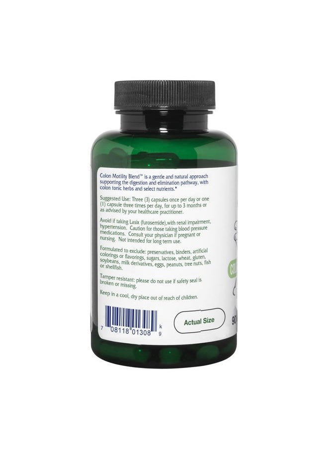 Vitanica , Colon Motility Blend, Colon Support, Vegan, 90 Capsules  - Image 3