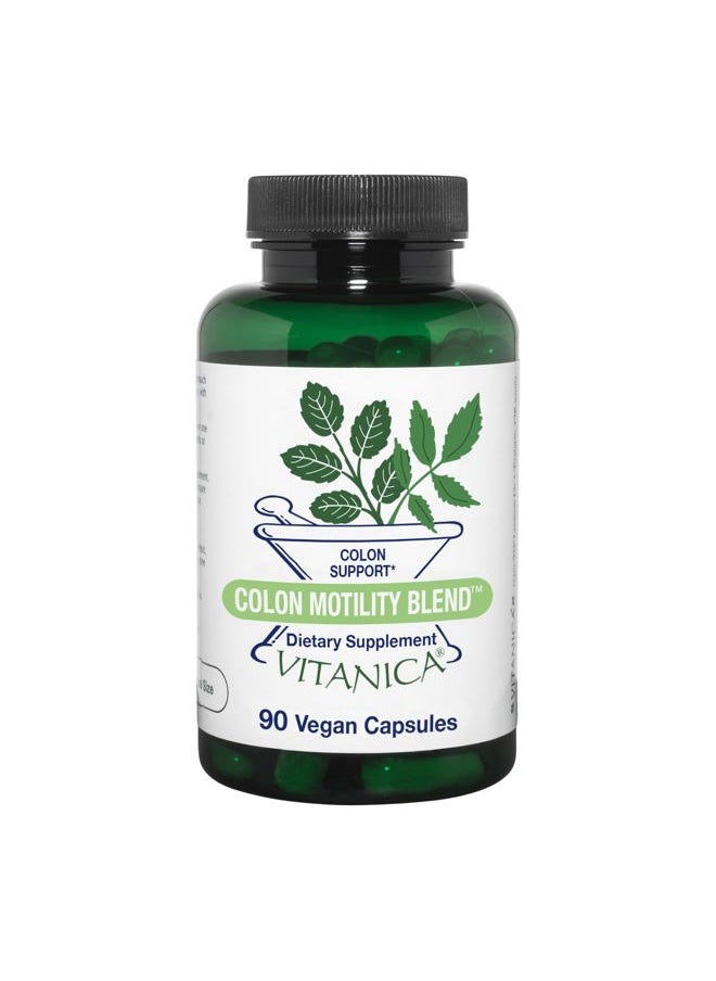 Vitanica , Colon Motility Blend, Colon Support, Vegan, 90 Capsules  - Image 1