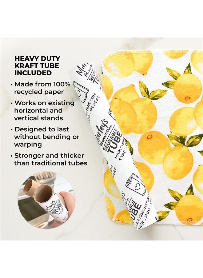 Marley's Monsters UNpaper Towels - 12 Count roll, Reusable Paper Towels Cotton, Tree Free (Cactus)  - Image 2