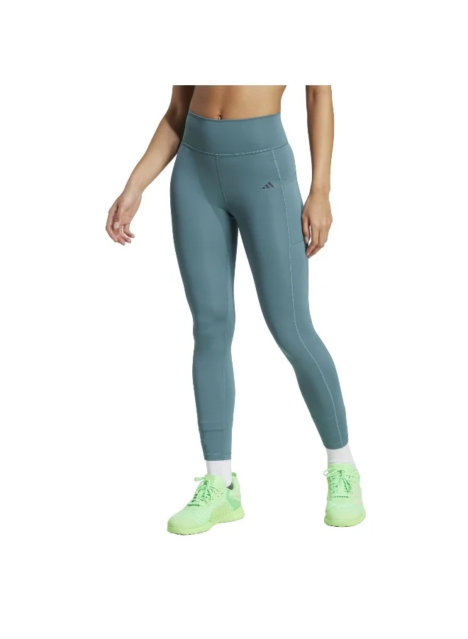adidas Adidas Opt St Hr 7/8 L Green Tights (7/8) Tights For Women