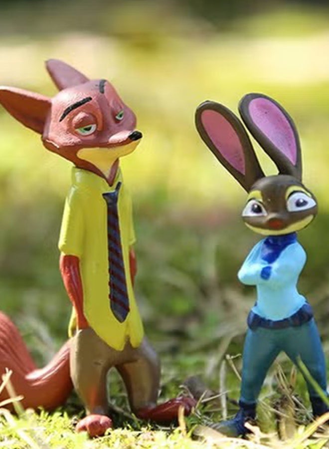 هالامودو 12 PCS Zootopia Anime Figure Model Doll Blind Box, Desktop Decoration Ornament, Birthday Gift, Collectible Action Figure Toy, Unexpected Surprises Await in My Blind Box - Image 5