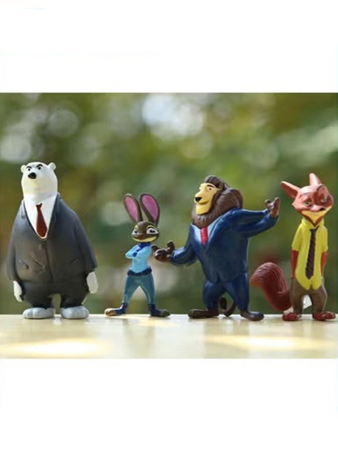 هالامودو 12 PCS Zootopia Anime Figure Model Doll Blind Box, Desktop Decoration Ornament, Birthday Gift, Collectible Action Figure Toy, Unexpected Surprises Await in My Blind Box - Image 2