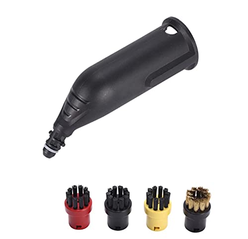 OYSTERBOY 5 Pcs Premium Quality Replacement Accessories Steam Cleaner Stubborn Stain Remove Durable Brass + Nylon Brush Nozzle Set Compatible for Karcher SC1 SC2 SC3 SC4 SC5 SC7 CTK10 - Image 1