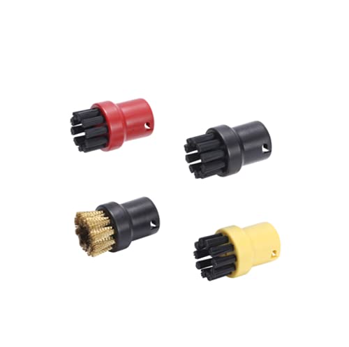 OYSTERBOY 5 Pcs Premium Quality Replacement Accessories Steam Cleaner Stubborn Stain Remove Durable Brass + Nylon Brush Nozzle Set Compatible for Karcher SC1 SC2 SC3 SC4 SC5 SC7 CTK10 - Image 3