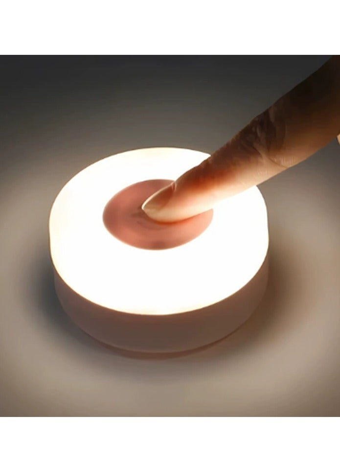 عربست طقم إضاءة ليلية لحضانة الأطفال مكون من 2، مصباح جانبي قابل لإعادة الشحن عن طريق USB قابل للتعتيم بدون خطوات، 3 أوضاع و9 ألوان متغيرة، مصباح محمول يعمل باللمس للكبار مع توقيت وذاكرة - Image 2