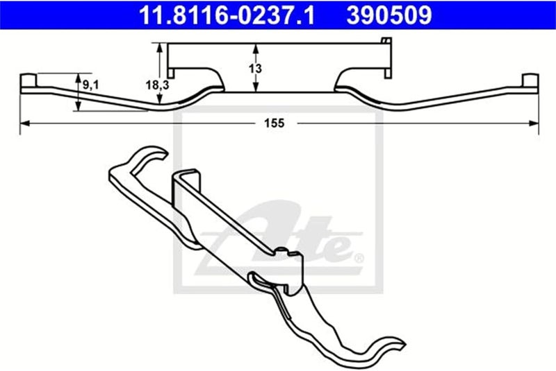 ATE 11.8116-0237.1 Spring Brake Caliper - Image 4