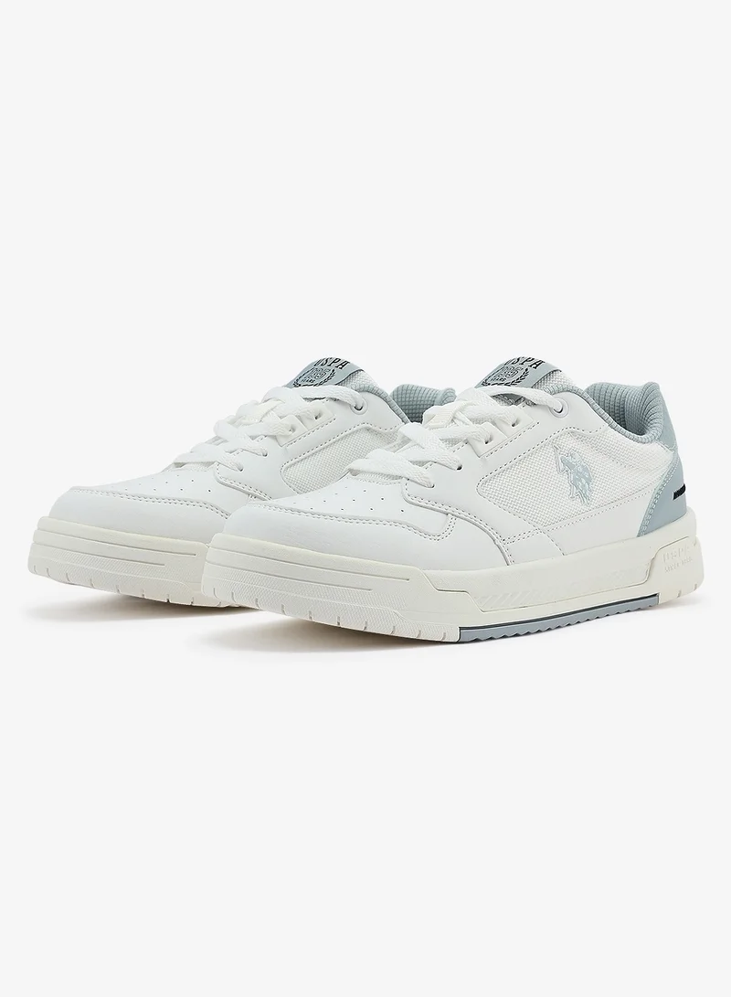 U.S. Polo Assn. white Women's White Sneakers - Bold Rugged Style with Durable Sole for Outdoor Wear Shoes for Women | Best Price UAE