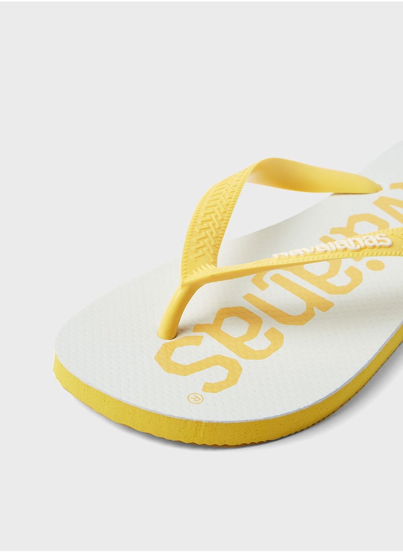 havaianas - Logo Mania Flip Flops - Image 1