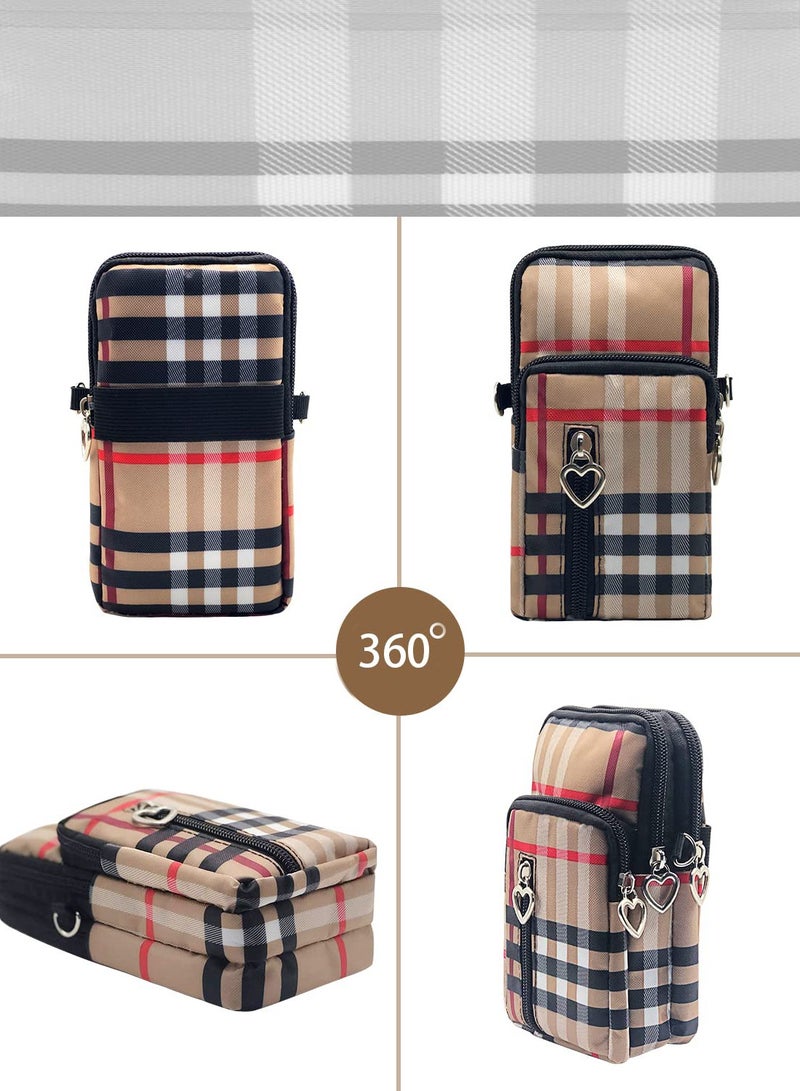 SYOSI Small Crossbody Bag Cell Phone Purse Designers Running Armbag , Women Messenger Bag, Cellphone Pouch Purse, Wristlet Handbags Travel Passport Neck Pouch Bag, Mini Wallet Purse - Image 2