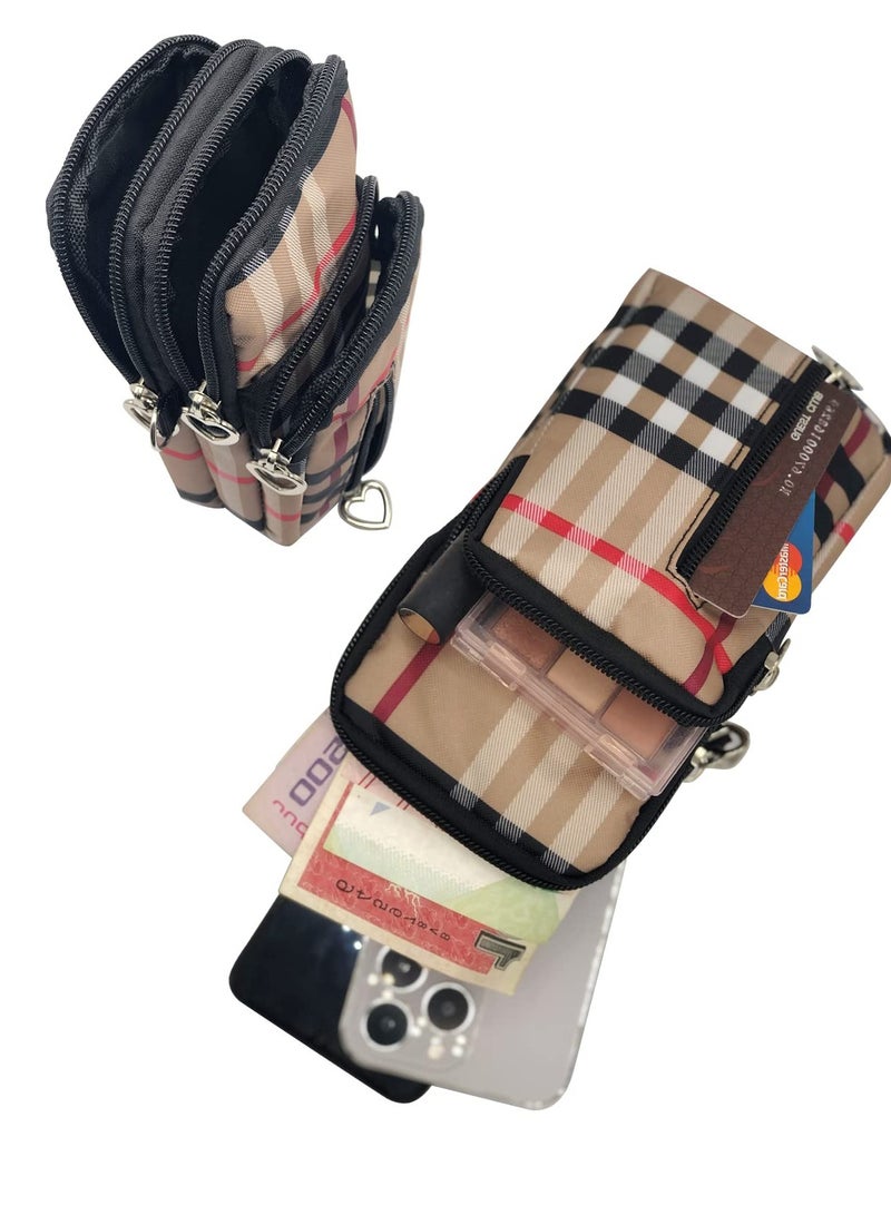 SYOSI Small Crossbody Bag Cell Phone Purse Designers Running Armbag , Women Messenger Bag, Cellphone Pouch Purse, Wristlet Handbags Travel Passport Neck Pouch Bag, Mini Wallet Purse - Image 4